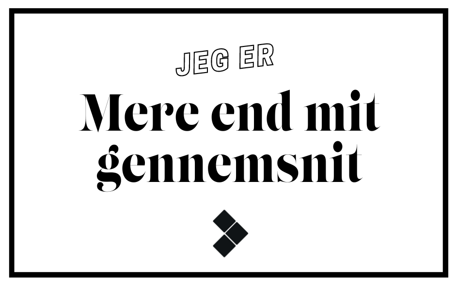 Mere end et gennemsnit logo