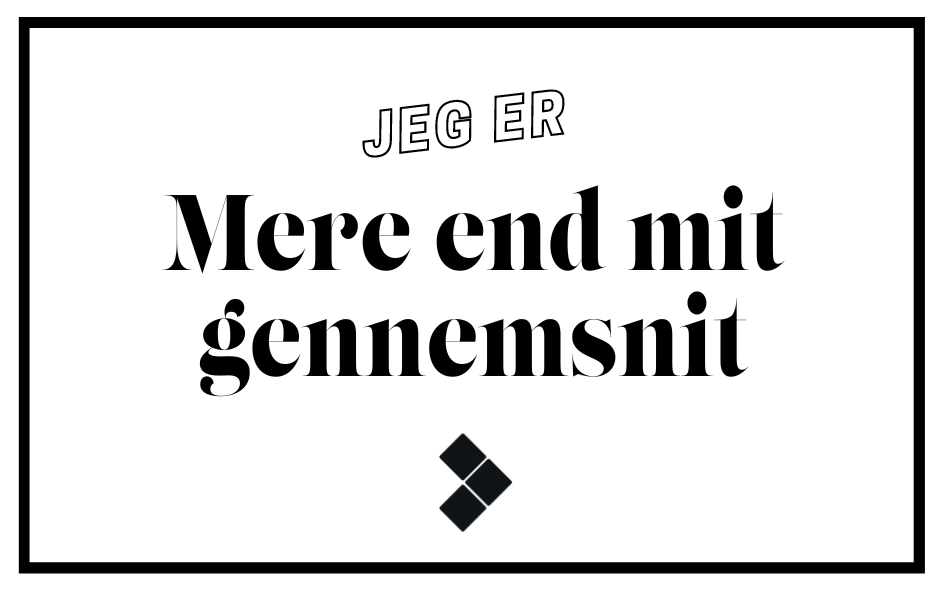 Mere end mit gennemsnit-logo